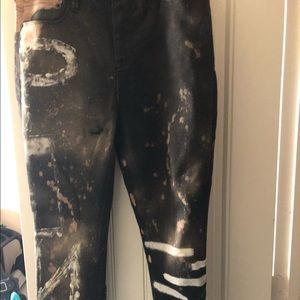 Hand painted pants from C&C